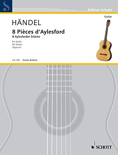 Book 8 PIECES AYLESFORD GUITARE free