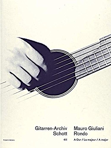 Book RONDO 1 A OPUS 17 GIT. GUITARE free