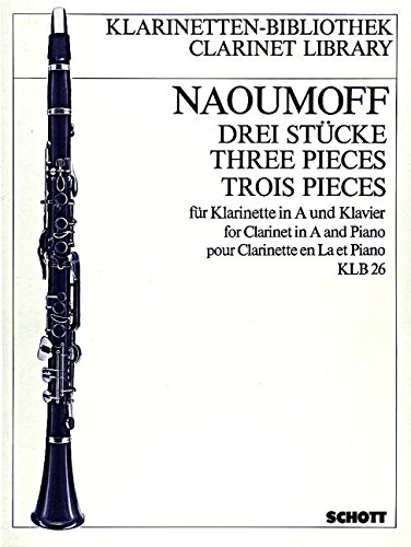 Book Three Pieces Clarinette free