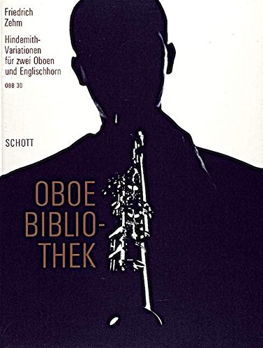 Book SCHOTT ZEHM F. - HINDEMITH-VARIATIONEN - 2 HAUTBOIS ET COR ANGLAIS Partition classique Ensemble et orchestre Ensemble vent free