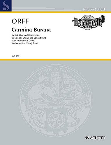 Book Carmina burana : for soloists, chorus and concert band free