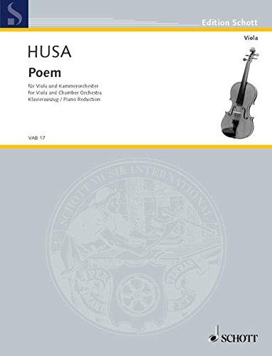 Book Husa: Poem (Solo Part with Piano Reduction) free