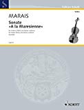 Book SCHOTT MARAIS MARIN - SONATA - VIOLIN AND BASSO CONTINUO Partition classique Cordes Violon free