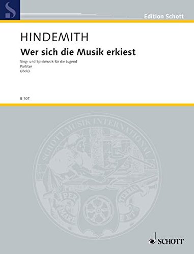 Book Wer sich die Musik erkiest - Sing- und Spielmusik für die Jugend - Bausteine - Series of Works (Practical Help) - choeur mixte (SABar) ou choeur d'enfants (SMezA) avec quatuor à cordes ou autre instruments melodiques - Partition - B 107 free