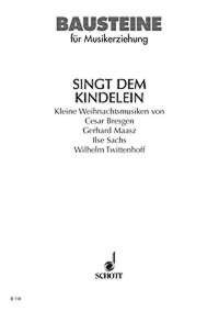 Book Singt dem Kindelein - Kleine Weihnachtsmusiken mit Stimmen und Instrumenten - Bausteine - Series of Works (Practical Help) - voix (SMezA) et instruments (flûtes à bec, Streich-, Zupf- et instruments à vent ad lib.) - Partition vocale/chorale et instrument free