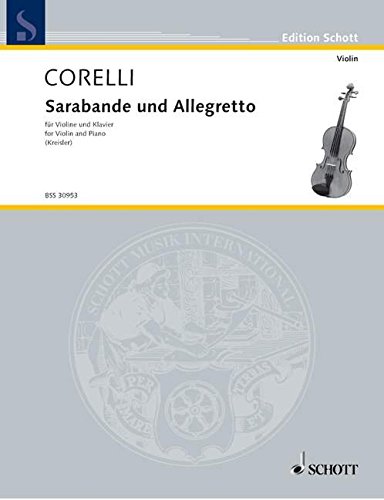 Book SARABANDE UND ALLEGRETTO free