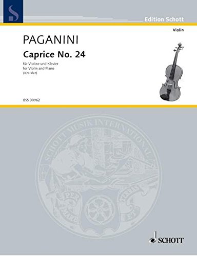 Book CAPRICCIO N. 24 LA M. (KREISLER) VIOLON free