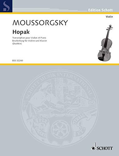 Book Mussorgsky: Hopak (arr. for violin) free