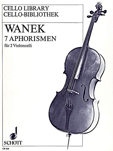 Book 7 Aphorismen - 2 violoncelles - Partition - CB 154 free