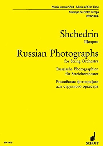 Book Russian Photographs - Russische Photographien - Music Of Our Time - orchestre à cordes - Partition d'étude - ED 8429 free