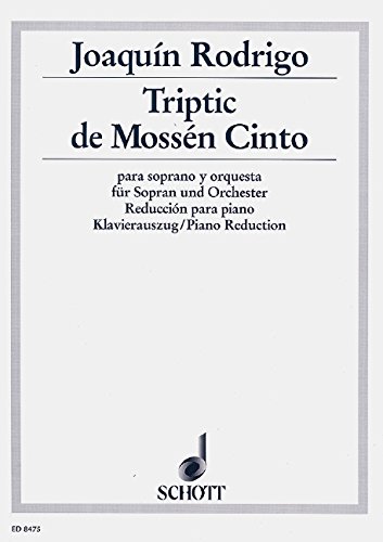 Book Triptic De Mosen Cinto Fuer Sopran Und Orchester free