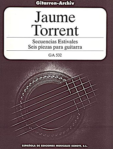 Book SCHOTT TORRENT JAUME - SOMMERSTIMMUNGEN - GUITAR Partition classique Guitare - luth Guitare free