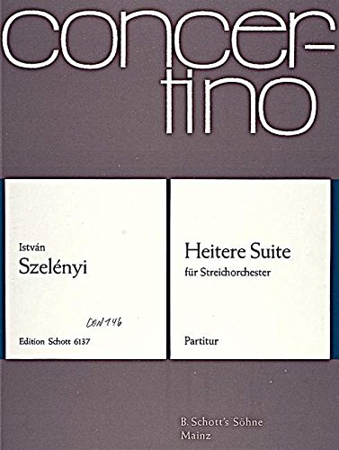 Book Heitere Suite - Orchestre à cordes - Partition - CON 146 free