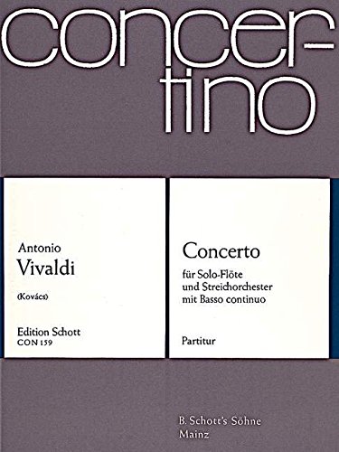 Book SCHOTT VIVALDI ANTONIO - CONCERTO G MAJOR RV 436/PV 140 F VI NO.8 Partition classique Ensemble et orchestre Ensemble mixte free