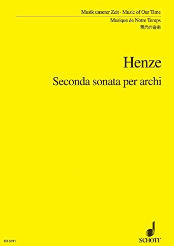 Book Seconda sonata per archi - Music Of Our Time - orchestre à cordes - Partition d'étude - ED 8691 free