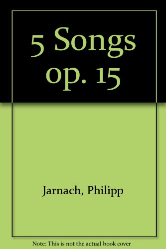 Book 5 SONGS OP. 15 CHANT free