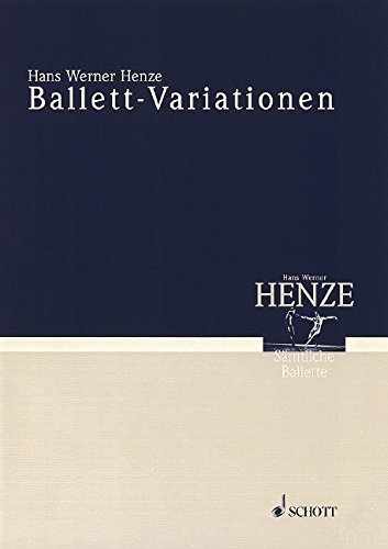 Book Ballett-Variationen - Handlungsloses Ballett - Music Of Our Time - orchestre - Partition d'étude - ED 8955 free