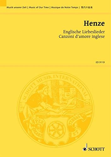 Book Englische Liebeslieder - Music Of Our Time - violoncelle et orchestre - Partition d'étude - ED 9119 free