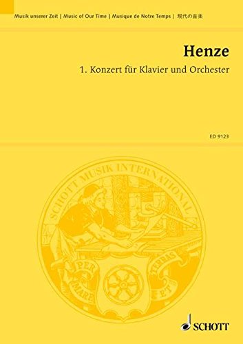 Book 1. Konzert - Music Of Our Time - piano et orchestre - Partition d'étude - ED 9123 free