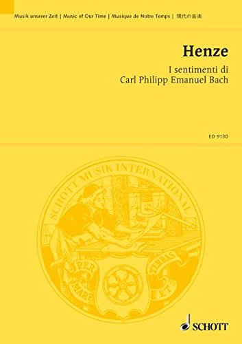 Book I sentimenti di Carl Philipp Emanuel Bach - Trascrizione per flauto, arpa e archi dalla Clavier-Fantasie con accompagnamente di un violino (1787) - Music Of Our Time - flûte, harpe et orchestre à cordes - Partition d'étude - ED 9130 free