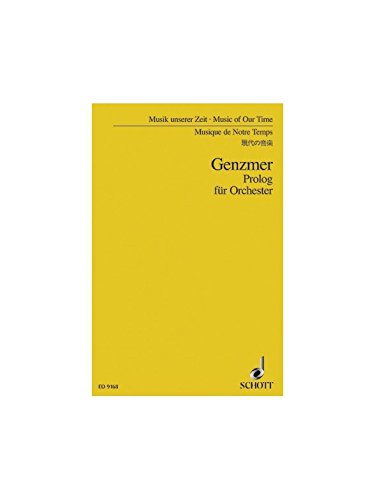 Book PROLOG GEWV 109 ORCHESTRE free