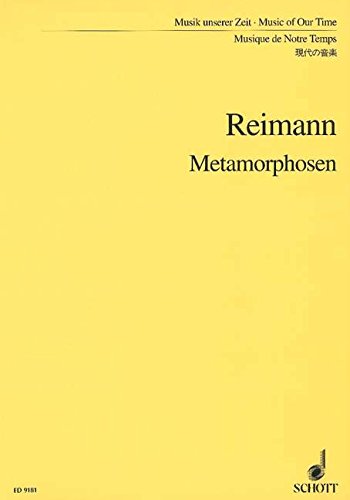 Book Metamorphosen - über ein Menuett von Franz Schubert (D 600) - Music Of Our Time - flûte (aussi piccolo), hautbois, clarinette (si bémol), basson, cor (fa), 2 violons, alto, violoncelle et contrebasse - Partition d'étude - ED 9181 free