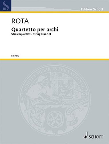 Book Quartetto per archi - quatuor à cordes - Partition et parties - ED 9273 free