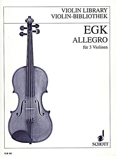Book Allegro : for three violins (1923) free