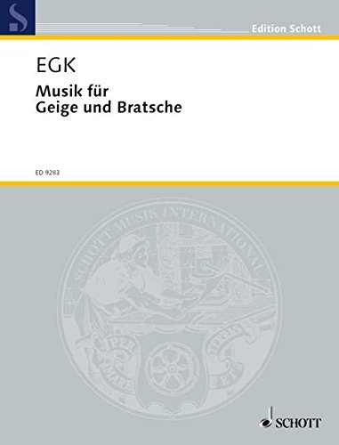 Book Musik für Geige und Bratsche - violon et alto - Partition et parties - ED 9283 free