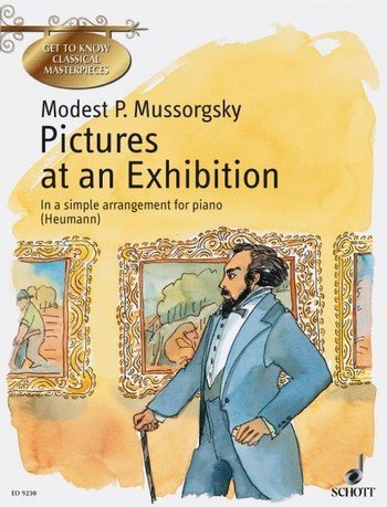 Book SCHOTT MUSSORGSKIJ MODEST - PICTURES AT AN EXHIBITION - PIANO Partition classique Piano - instrument à clavier Piano free