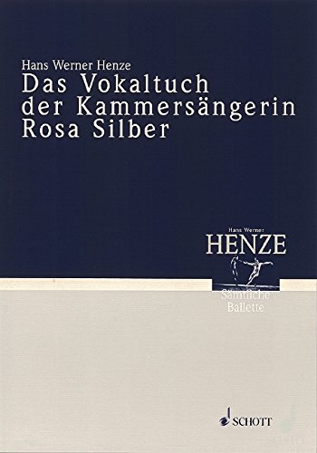 Book Das Vokaltuch der Kammersängerin Rosa Silber - Exercise mit Strawinsky über ein Bild von Paul Klee. Handlungsloses Ballett - Music Of Our Time - orchestre - Partition d'étude - ED 9423 free