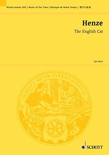 Book The English Cat - Eine Geschichte für Sänger und Instrumentalisten - Music Of Our Time - Partition d'étude - ED 9424 free