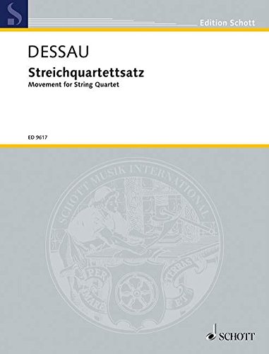 Book Mouvement pour quatuor à cordes - quatuor à cordes - Partition et parties - ED 9617 free
