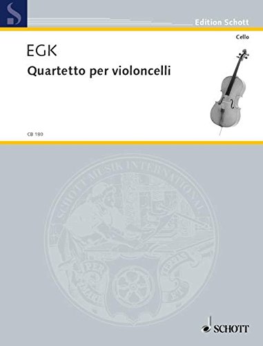 Book Quatuor pour violoncelles - 4 violoncelles - Partition et parties - CB 180 free