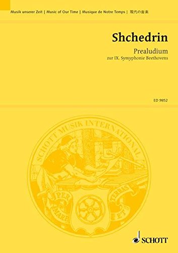 Book Praeludium - zur IX. Symphonie Beethovens - Music Of Our Time - orchestre - Partition d'étude - ED 9852 free