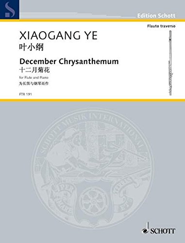 Book December Chrysanthemum Op. 52 Flûte Traversiere free