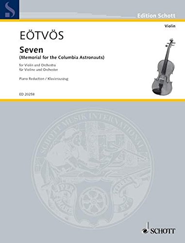 Book EOTVOS P. - Seven (Memorial for the Columbia Astronauts) para Violin y Piano free