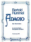 Book Adagio für Streicher op. 62a - in memoriam Benjamin Britten - violon, alto et violoncelle (contrebasse ad lib.) - Partition et parties - ED 20280 free