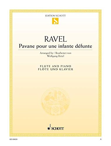 Book Pavane pour une infante defunte - (Pavane for a Dead Princess) for Flute & Piano free