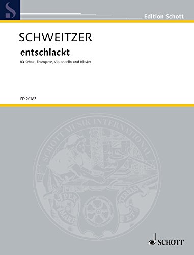 Book entschlackt (Piece in Two Parts) - hautbois, trompette (en si bémol et C), violoncelle et piano - Partition de direction (également pour les exécutants) - ED 20387 free
