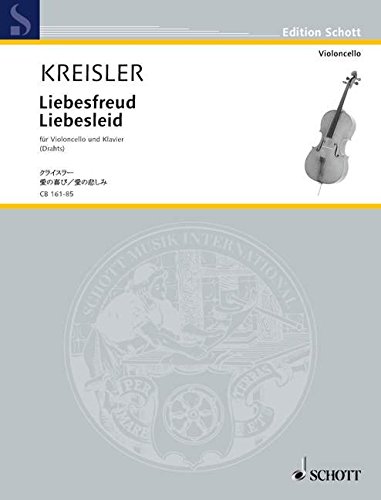 Book Liebesfreud - Liebesleid Violoncelle free