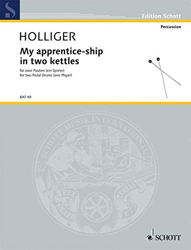 Book My apprentice-ship in two kettles - für zwei Pauken (ein Spieler) - 2 timbales (1 musicien) - BAT 49 free