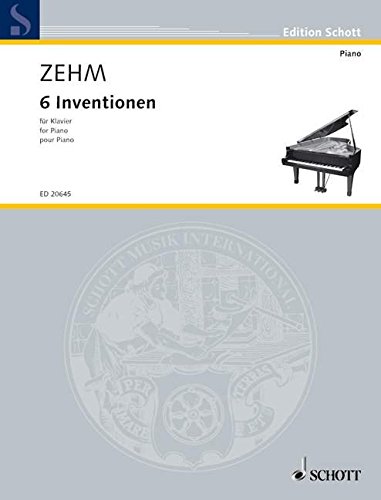 Book ZEHM F. - Inventions (6) para Piano free