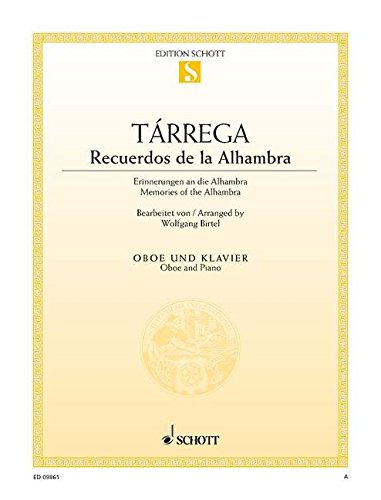 Book Schott Recuerdos de la Alhambra (Oboe and Piano) Woodwind Series free