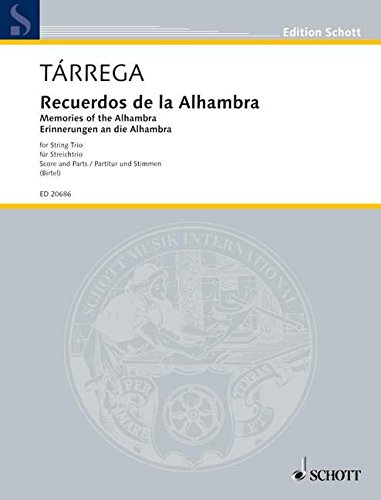 Book MEMORIES OF THE ALHAMBRA MUSIQUE D'ENSEMBLE-PARTITION+PARTIES SEPAREES free