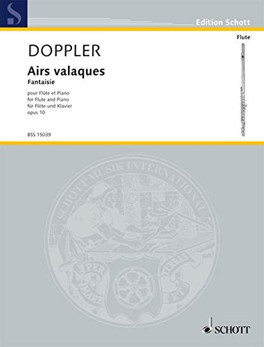 Book AIRS VALAQUES OP. 10 FLUTE TRAVERSIERE free