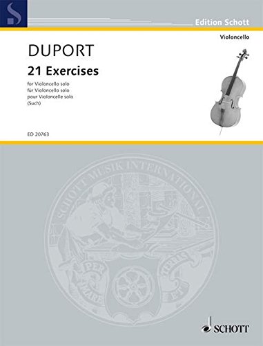 Book 21 EXERCISES VIOLONCELLE free