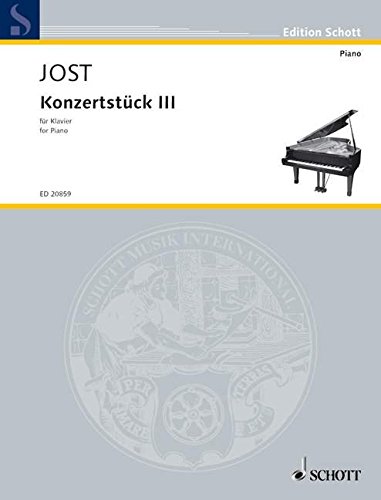 Book KONZERTSTUCK III PIANO free