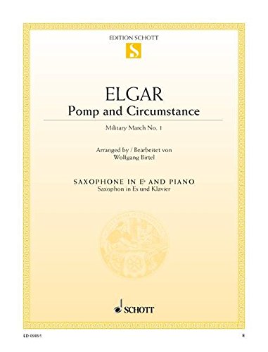 Book Pomp and Circumstance: Military March No. 1, for Saxophone in Eb and Piano free