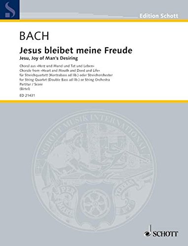 Book JESU, JOY OF MAN'S DESIRING BWV 147 free